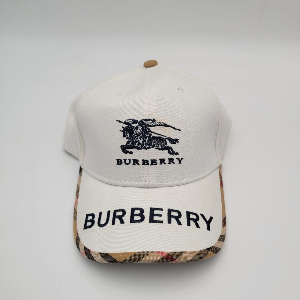New Burberry Burberry Baseball cap white